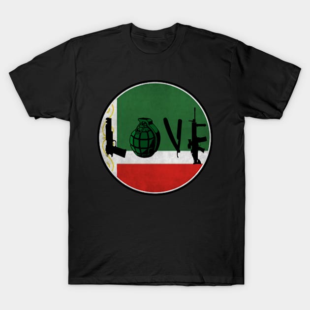 Chechnya Love T-Shirt by Jakavonis